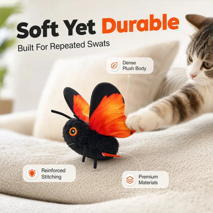 Cat Toy Interactive Flapping Butterfly Motion-Activated