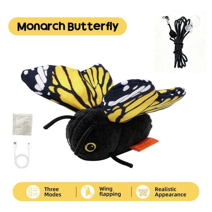 Cat Toy Interactive Flapping Butterfly Motion-Activated