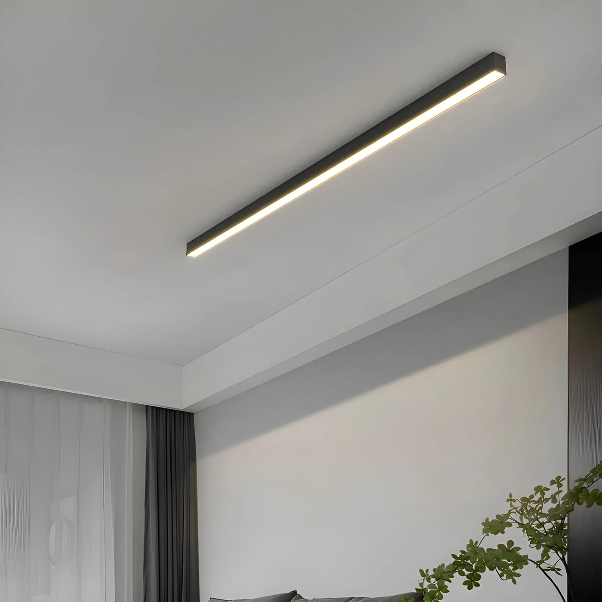 Ceiling Light Linear LED Dimmable Remote Control