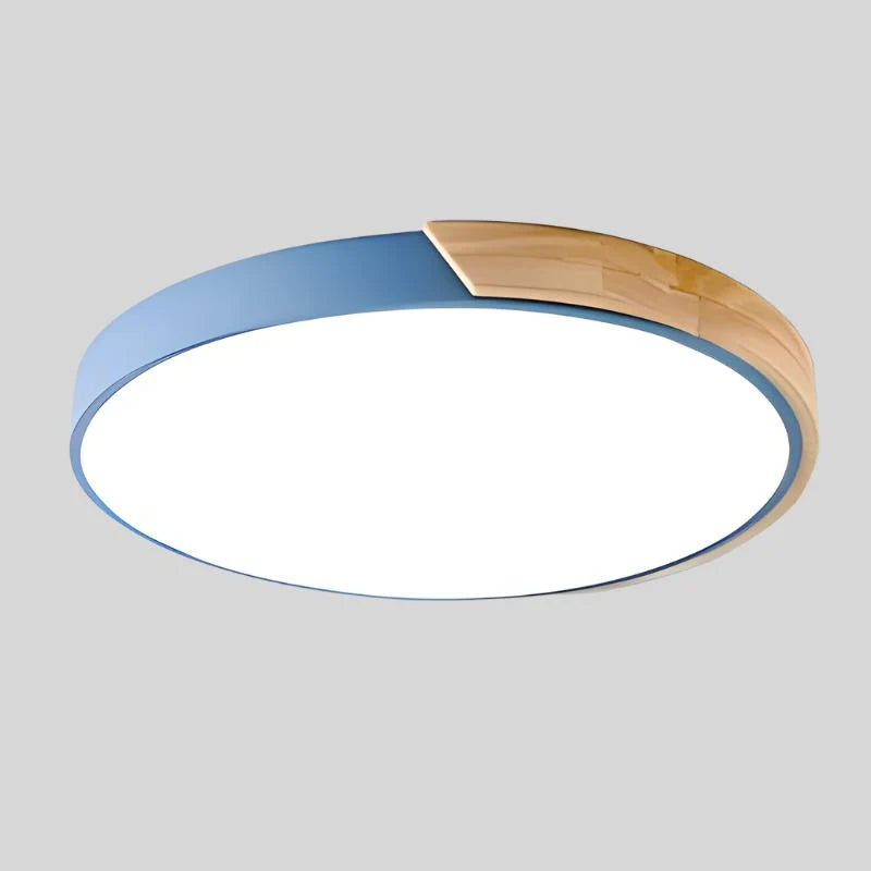 Ceiling Light Macaron-Shaped Integrated LED Diffused Light