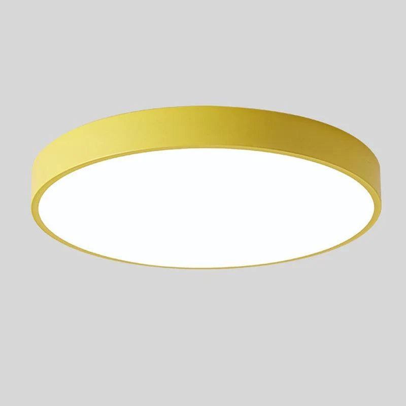 Ceiling Light Macaron-Shaped Integrated LED Diffused Light