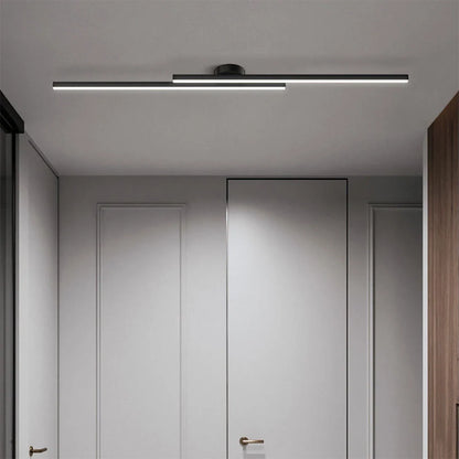 Ceiling Light Semi-Recessed Aluminum LED Three-Color Switchable