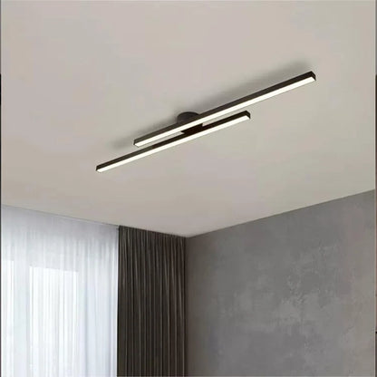 Ceiling Light Semi-Recessed Aluminum LED Three-Color Switchable
