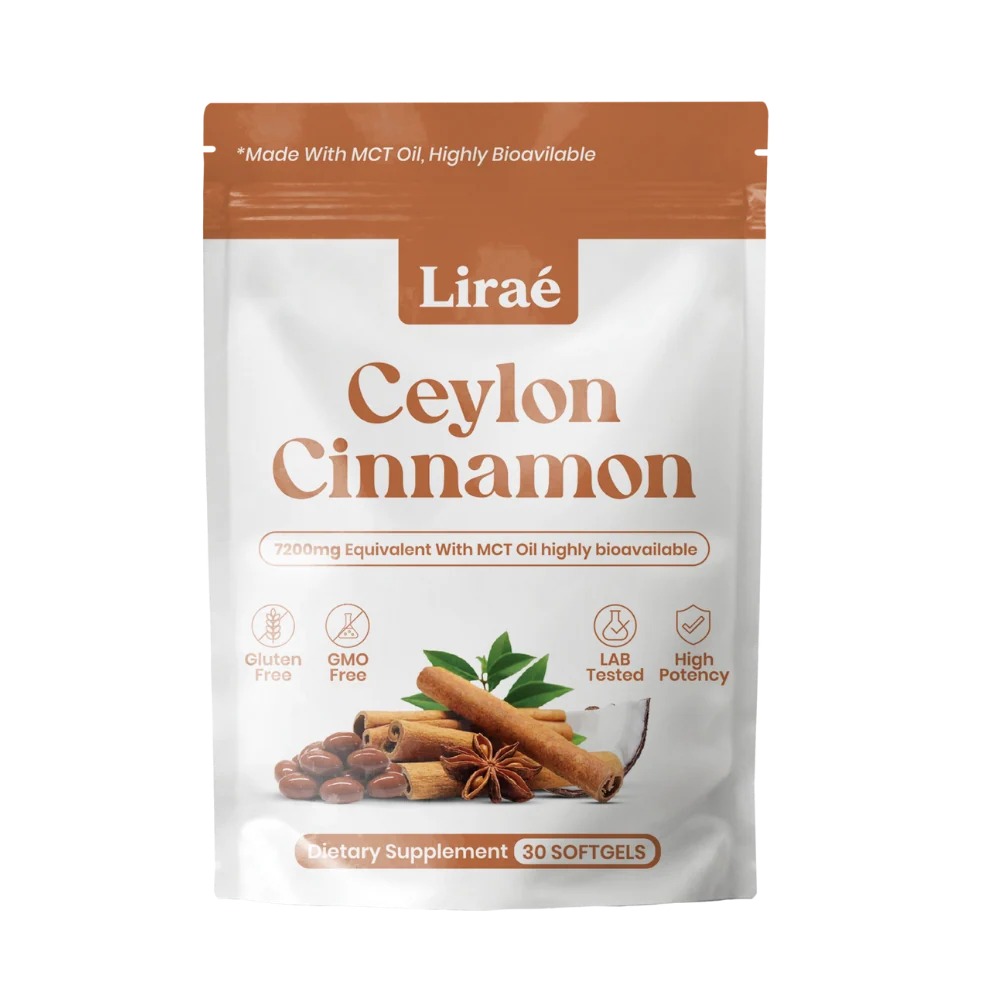 Ceylon Cinnamon Softgels 12:1 Concentrated Extract With MCT Oil