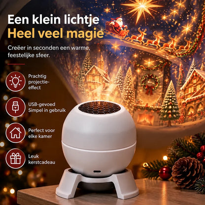 Christmas Projector Night Light USB Powered Wall & Ceiling_projection