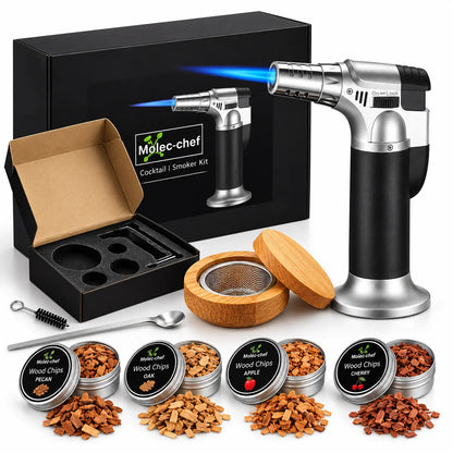 Cocktail Smoker Kit Personalized Engraved Lid Torch Included