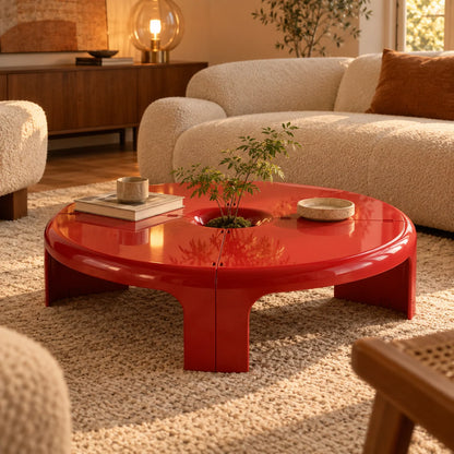 Coffee Table Modular Glossy ABS 4-Piece Set