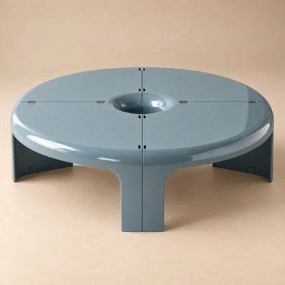 Coffee Table Modular Glossy ABS 4-Piece Set