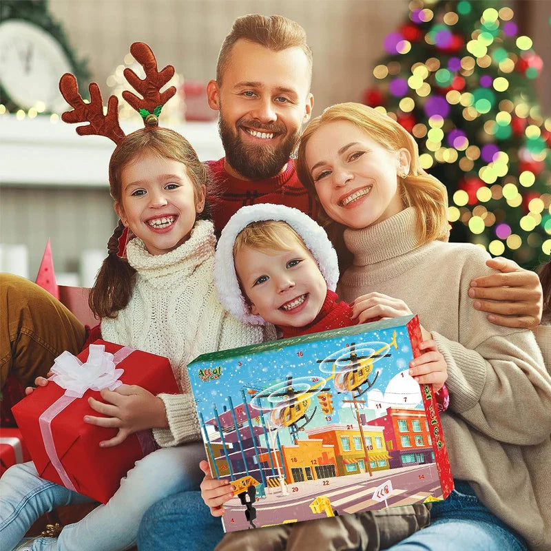 Construction Advent Calendar Toy Vehicles & Play Mat