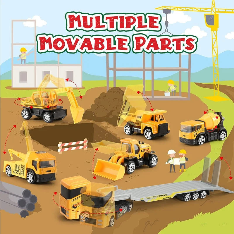 Construction Advent Calendar Toy Vehicles & Play Mat