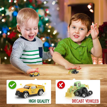 Construction Advent Calendar Toy Vehicles & Play Mat