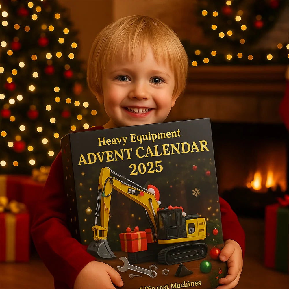 Construction Vehicle Advent Calendar 24 Die-Cast Metal Models
