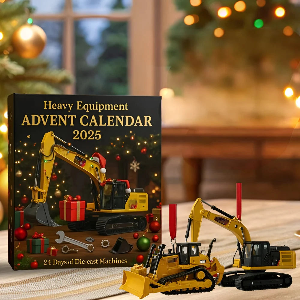 Construction Vehicle Advent Calendar 24 Die-Cast Metal Models