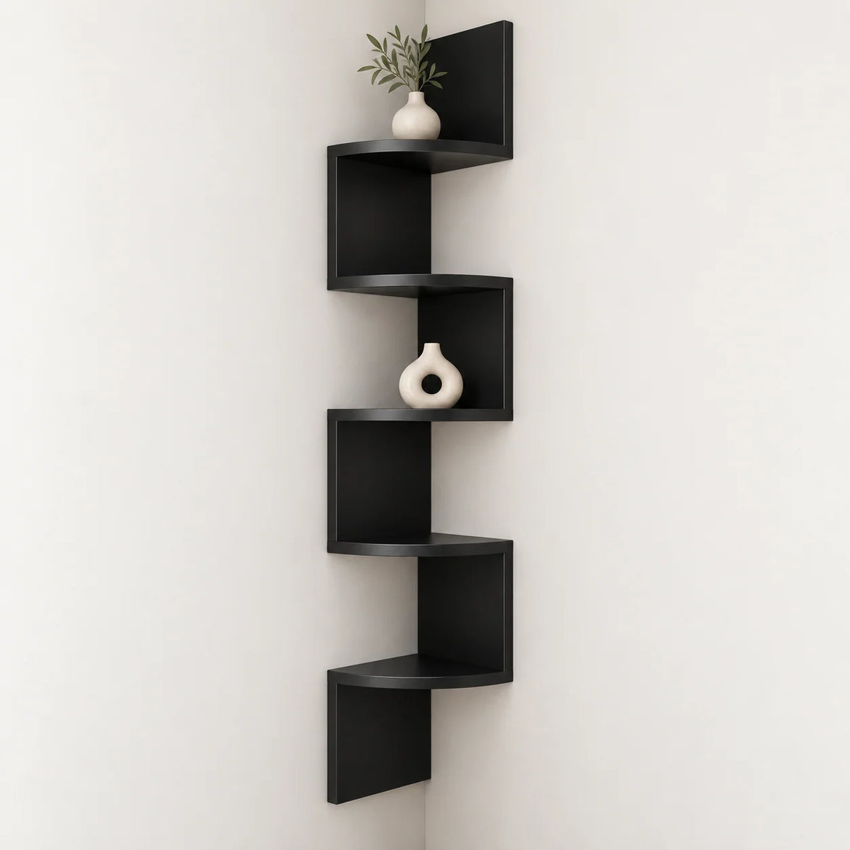 Corner Wall Shelf Multi-Tier Space-Saving