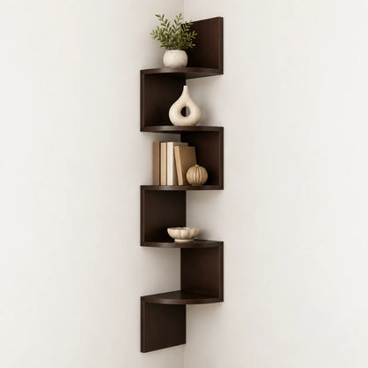 Corner Wall Shelf Multi-Tier Space-Saving