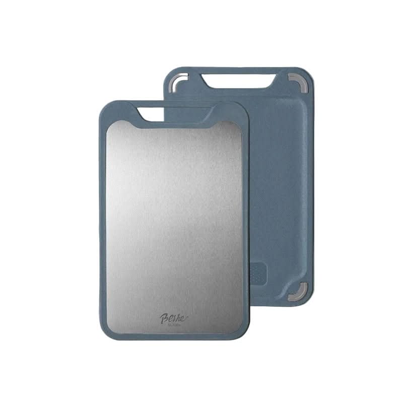 Cutting Board Double-Sided Stainless Steel & Non-Stick Juice Groove
