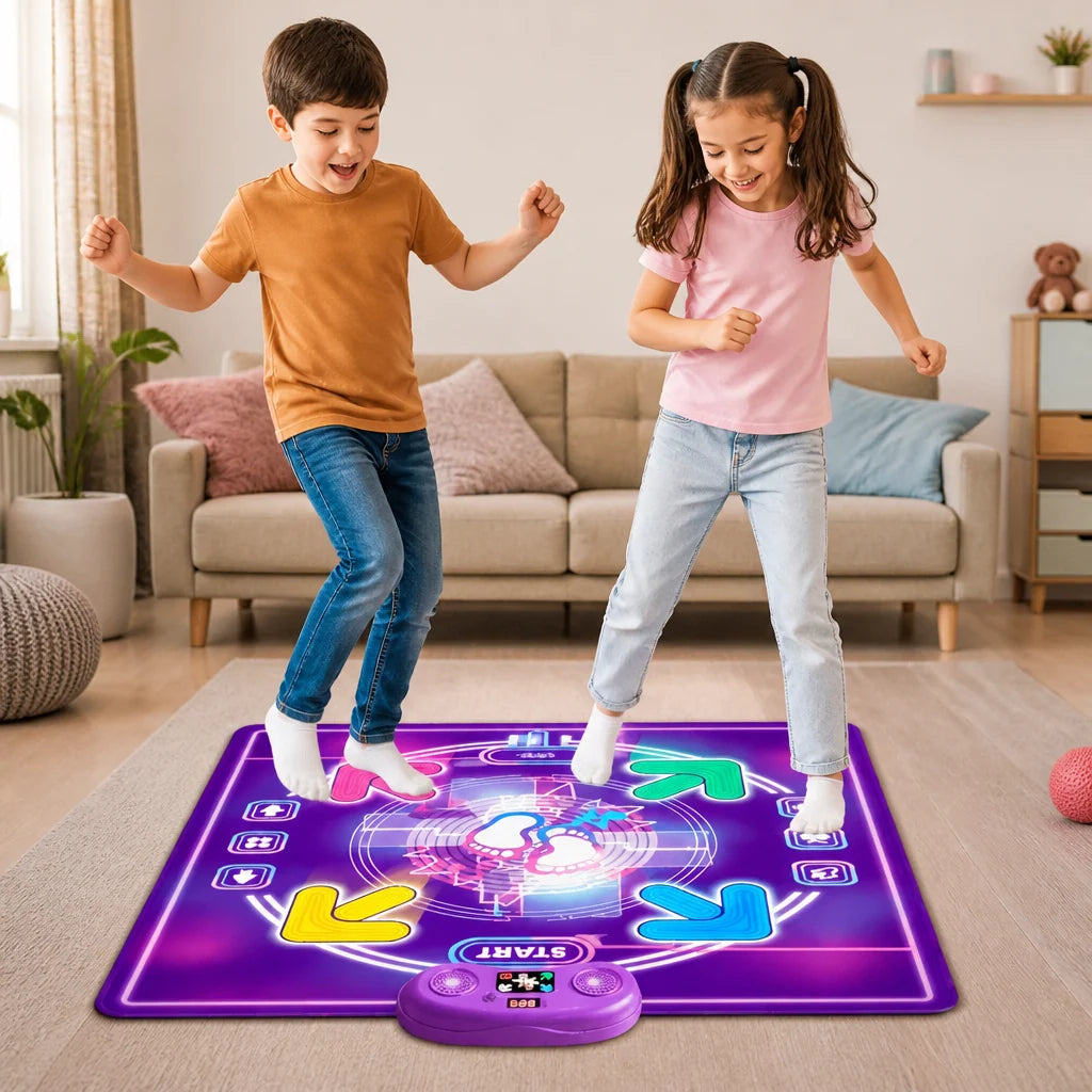 Dance Mat Interactive LED Lights & Music