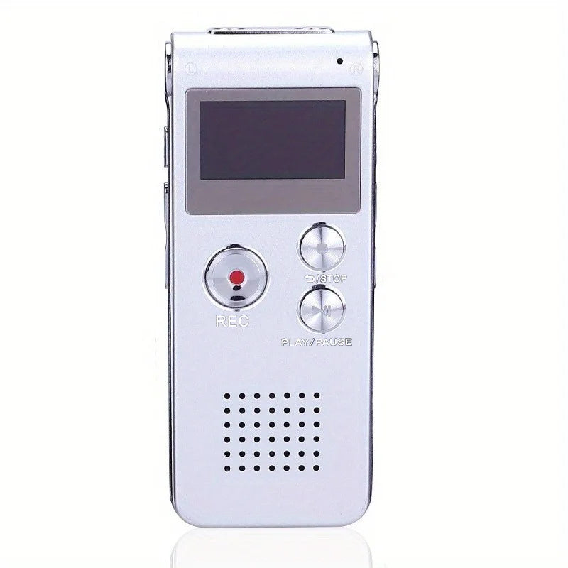 Digital Voice Recorder Voice-Activated Built-In Speaker & Headphone Jack