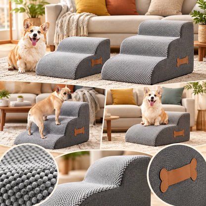 Dog Stairs Gentle Incline Non-Slip Washable Cover