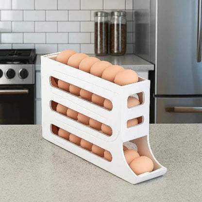 Egg Storage Box Automatic Rolling 30-Egg Capacity