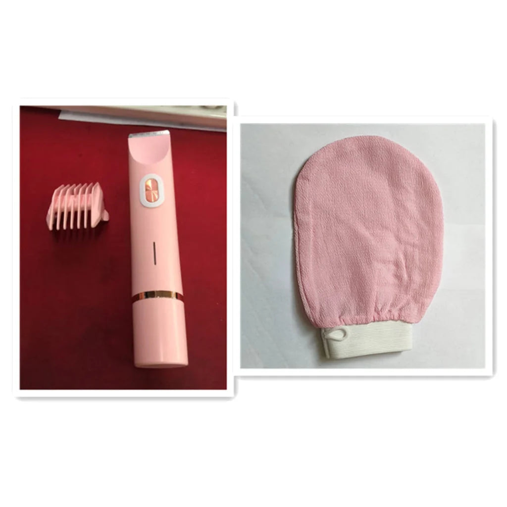 Electric Hair Remover 2-in-1 Shaver & Trimmer Wet & Dry