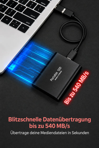 External SSD 128TB Shock-Resistant Portable