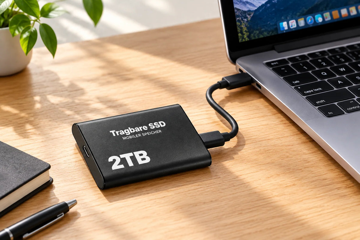 External SSD 2 TB USB-C Up to 1050 MB/s
