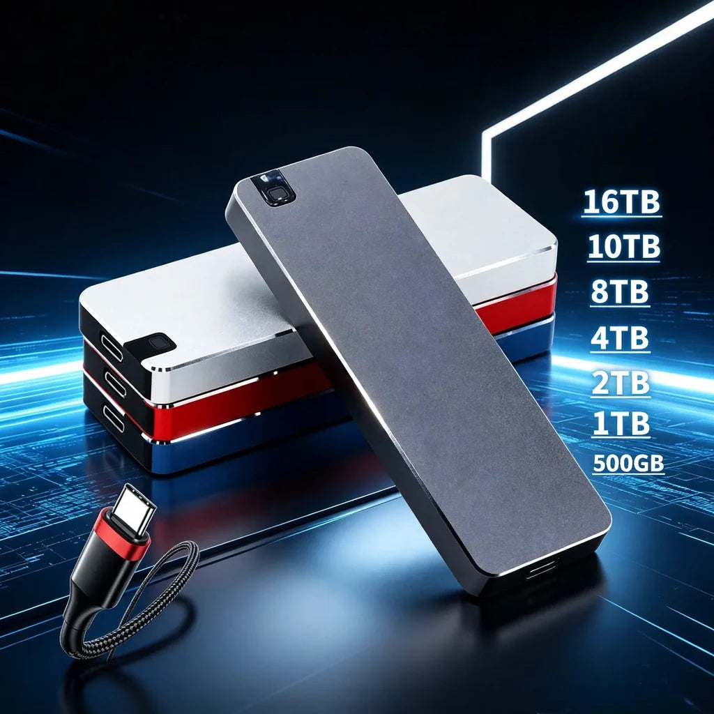 External SSD Portable USB-C High-Speed Storage