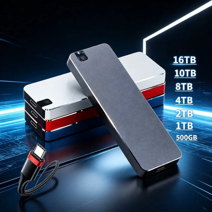 External SSD Portable USB-C High-Speed Storage