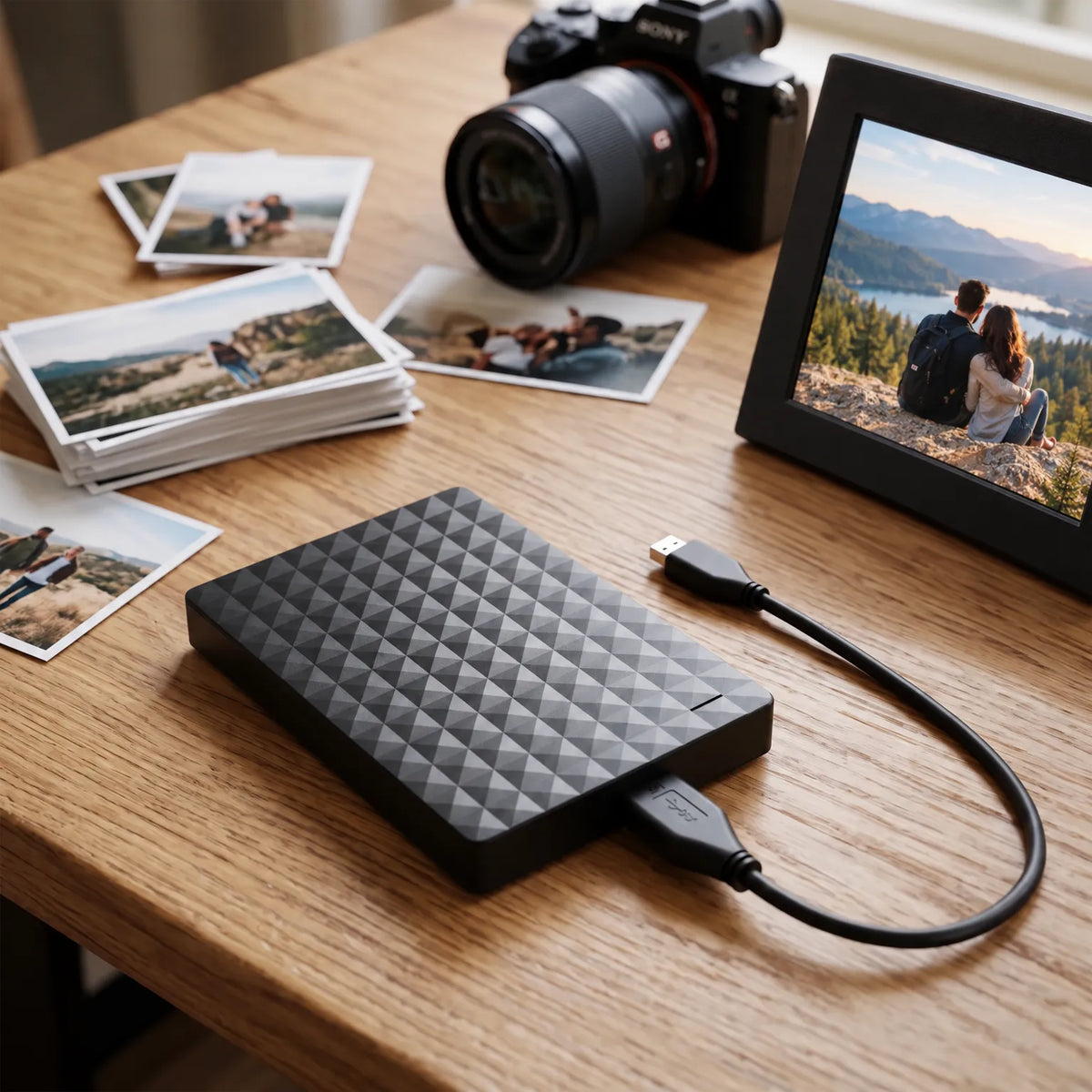 External Storage Drive 10TB USB 3.0 Compact Design