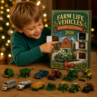Farm Vehicle Advent Calendar 24-Day Countdown
