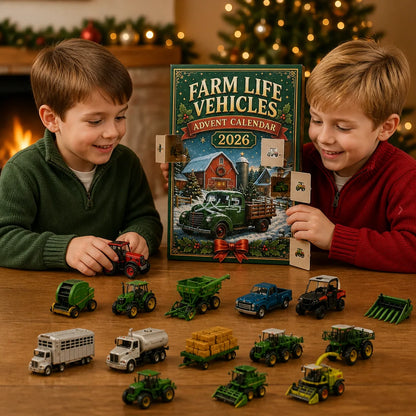 Farm Vehicle Advent Calendar 24-Day Countdown