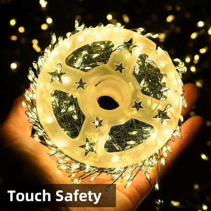 Firework String Lights Flexible Copper Wire Remote Control Timer