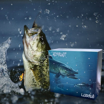 Fishing Lure Advent Calendar 24 Unique Lures Freshwater & Saltwater Tackle