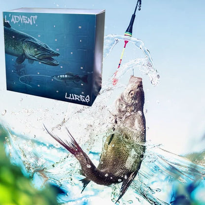 Fishing Lure Advent Calendar 24 Unique Lures Freshwater & Saltwater Tackle