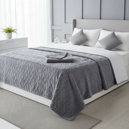 Fleece Blanket Double-Layer Soft Machine-Washable