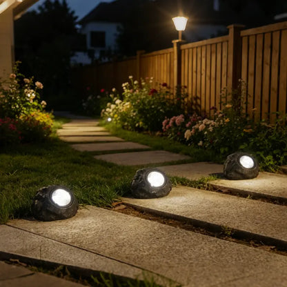 Garden Spotlight Solar-Powered Automatic Dusk Sensor IP65 Waterproof