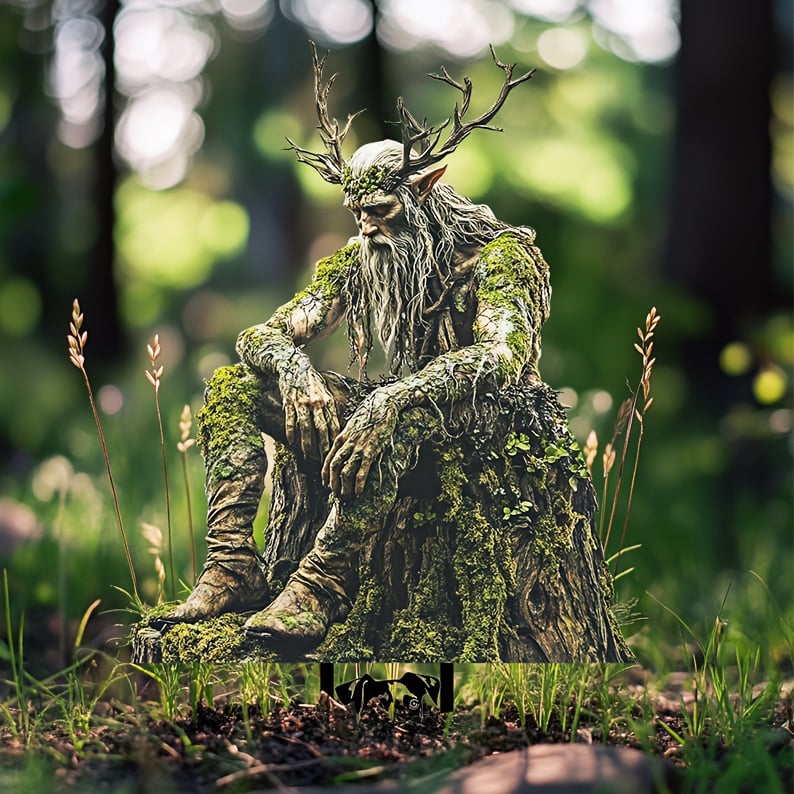 Garden Stake Acrylic Weather-Resistant Fairy-Tale Silhouette