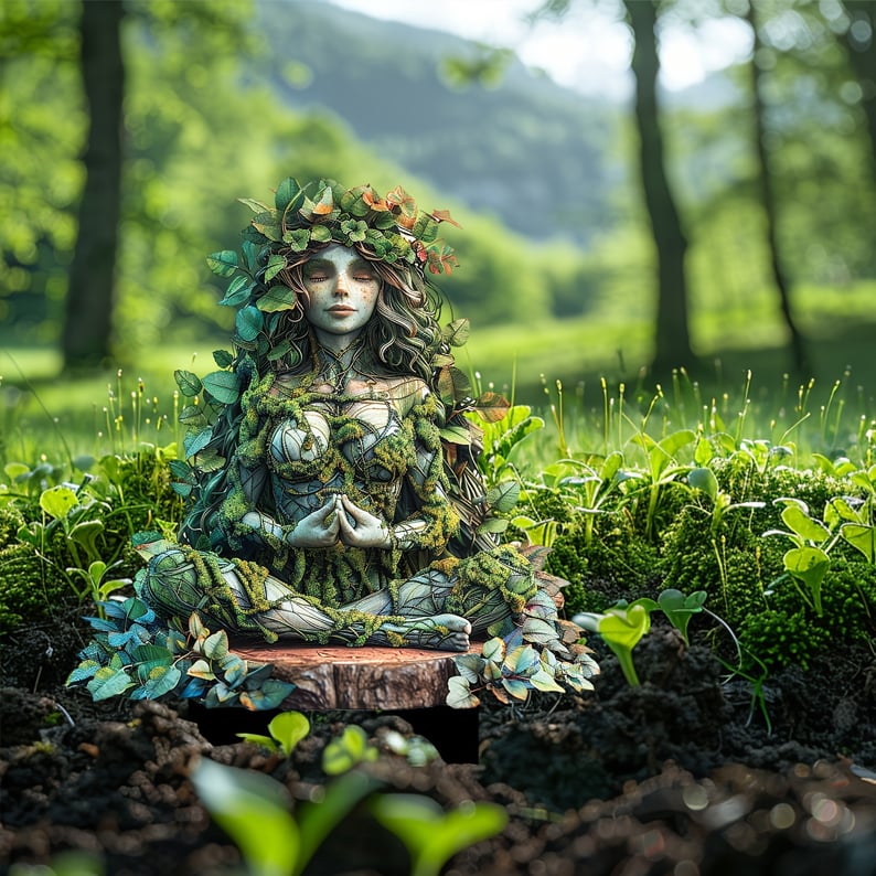 Garden Stake Acrylic Weather-Resistant Fairy-Tale Silhouette