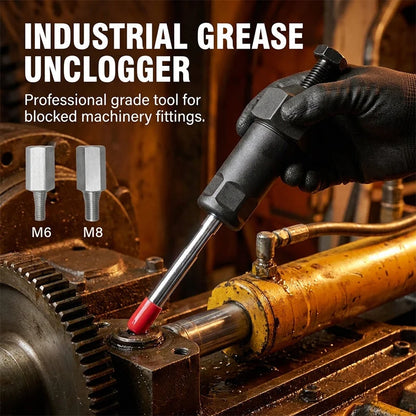 Grease Fitting Cleaner Tool M6 M8 Adapters