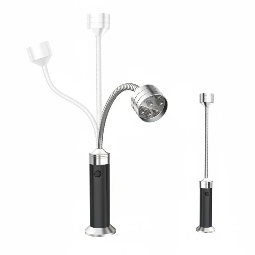 Grill Light Bright LED Magnetic Base Flexible Gooseneck