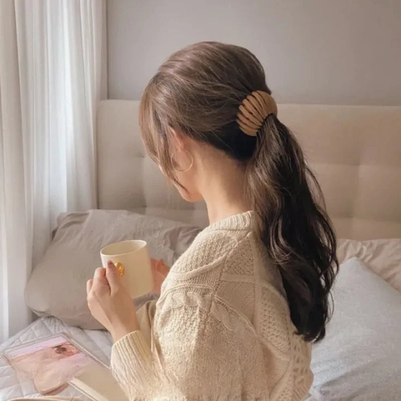 Hair Clip Twist-and-Snap Gentle Secure Hold for Fine Hair