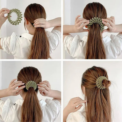 Hair Clip Twist-and-Snap Gentle Secure Hold for Fine Hair