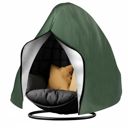 Hanging Chair Cover Waterproof UV-Resistant With Zipper & Drawstring
