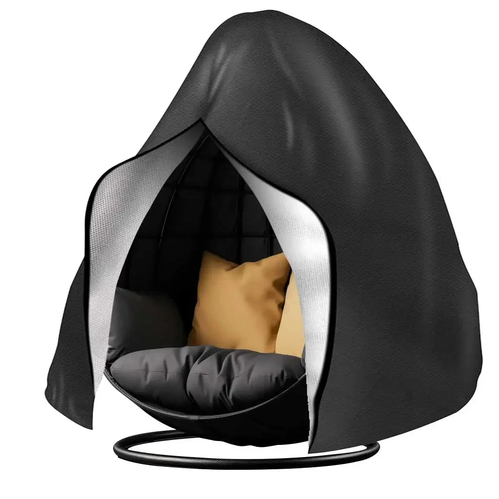 Hanging Chair Cover Waterproof UV-Resistant With Zipper & Drawstring