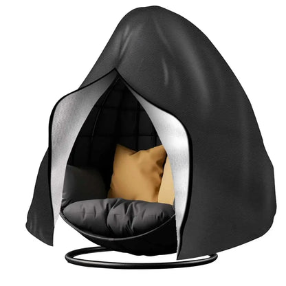 Hanging Chair Cover Waterproof UV-Resistant With Zipper & Drawstring