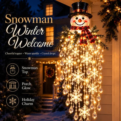 Hanging Christmas Lights Cascading LED Battery-Powered