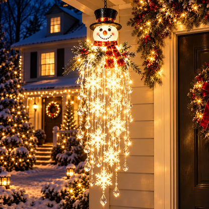 Hanging Christmas Lights Cascading LED Battery-Powered