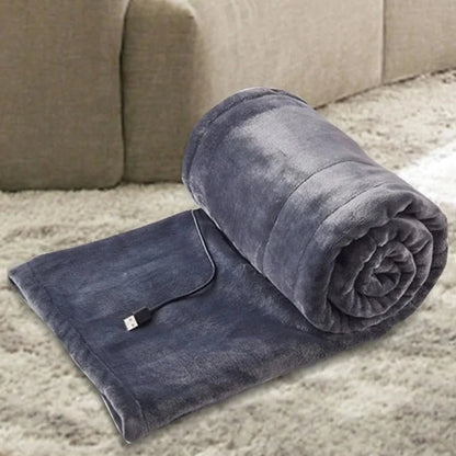 Heated Blanket USB-Powered Plush Three Heat Settings