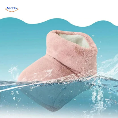 Heated Foot Warmer USB-Powered Plush Non-Slip